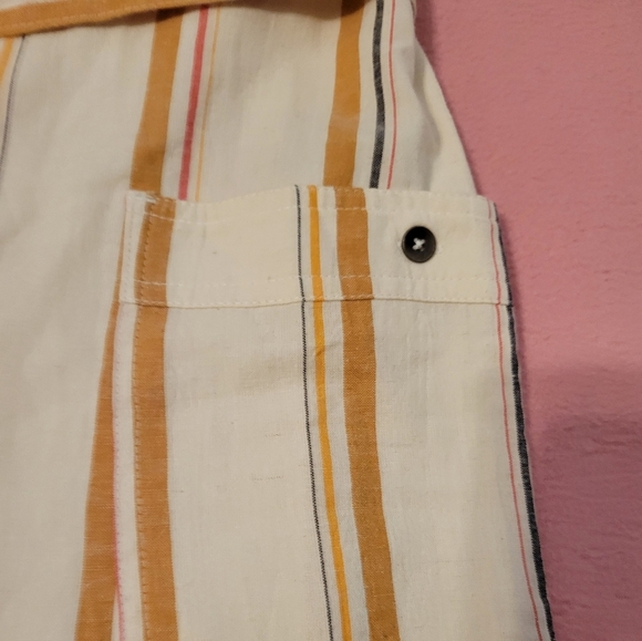 Billabong stripes retro y2k  Jumpsuit patch front pocket - Picture 9 of 14